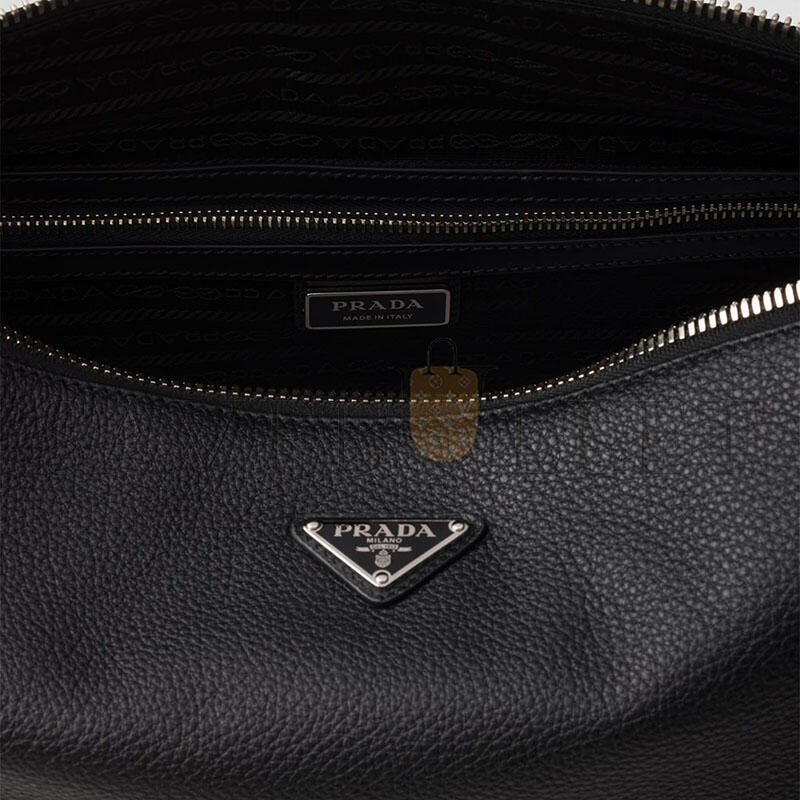 PRADA MEDIUM LEATHER SHOULDER BAG 2VH182 (31.5*25*14cm)